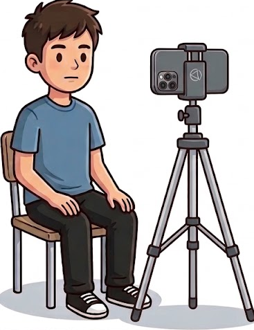 Tripod or phone stand with timer
